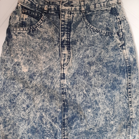 Daniel Hechter Dresses & Skirts - Vintage Acid Wash Daniel hechter paris jean skirt